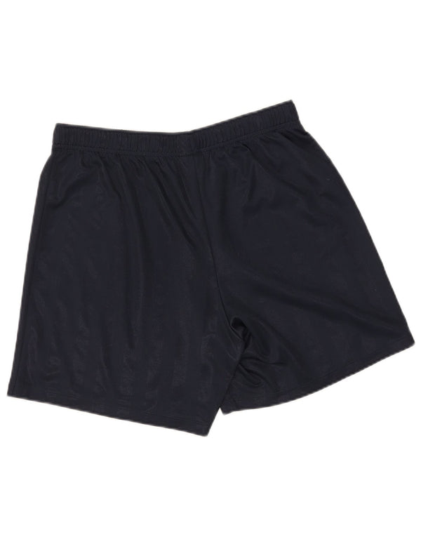 Nike Mens Dri Fit Sport Shorts Medium Navy Blue Striped Polyester