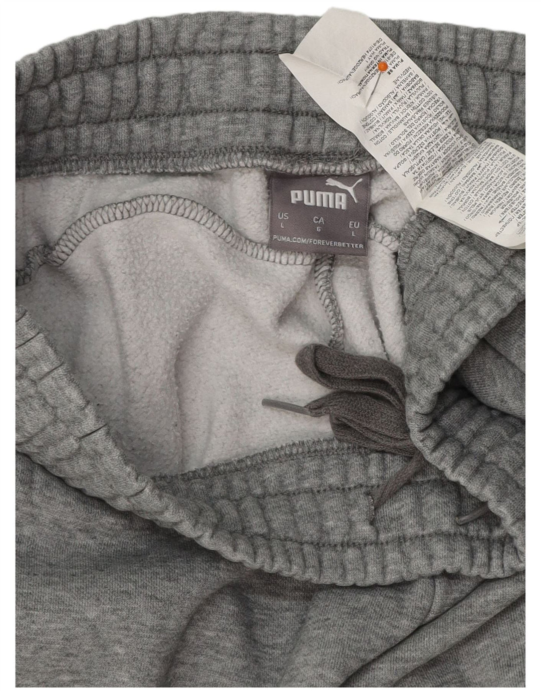 Pantaloni da tuta da uomo PUMA Joggers grandi in cotone grigio
