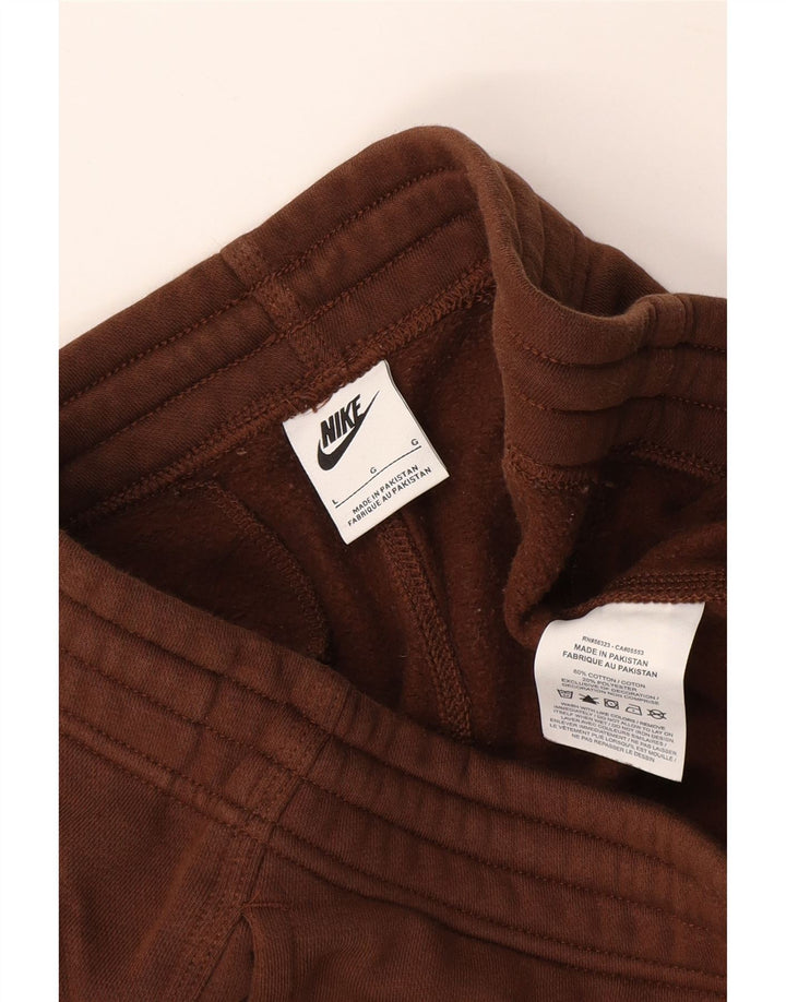 Pantaloni da tuta da uomo Nike Joggers grandi in cotone marrone