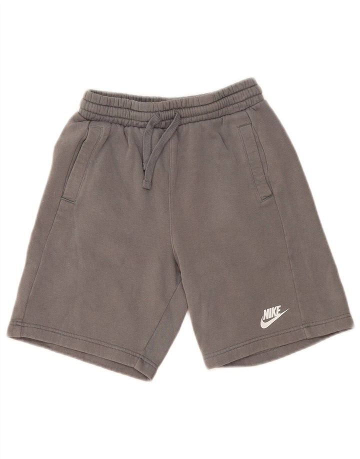 Pantaloncini sportivi NIKE da ragazzo 10-11 anni in cotone grigio