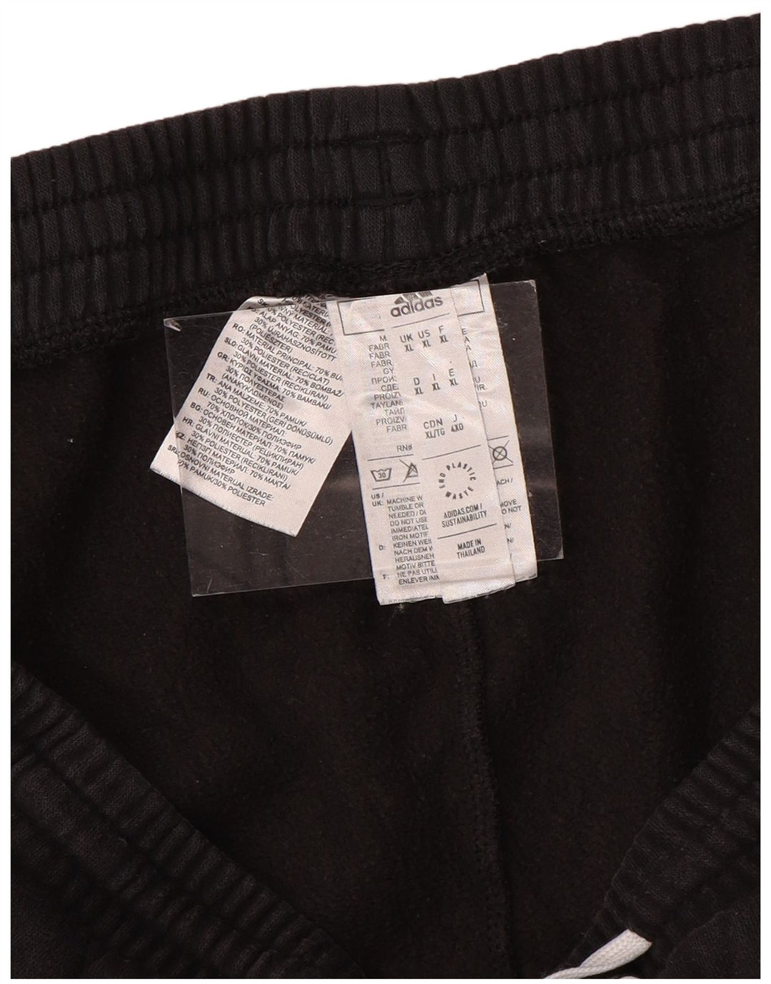 Pantaloni da tuta da uomo ADIDAS Joggers XL in cotone nero
