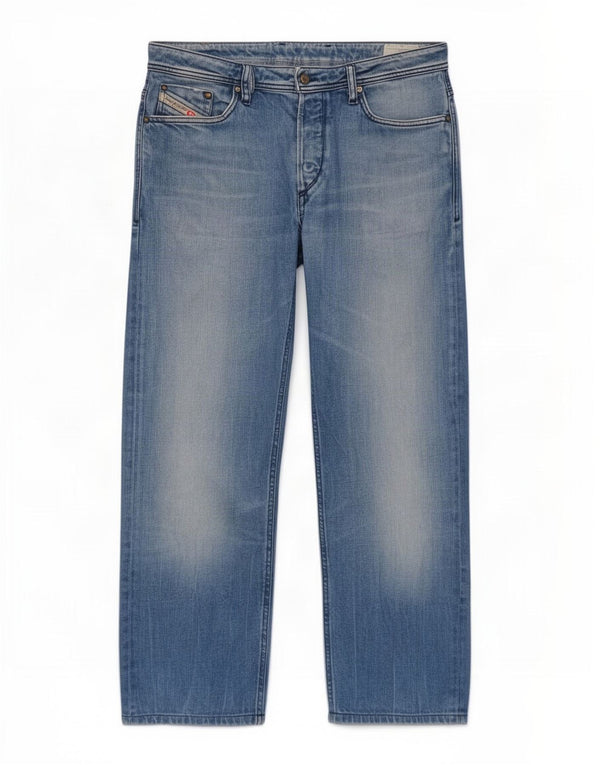 Jeans dritti da uomo Diesel Koolter W36 L29 cotone blu