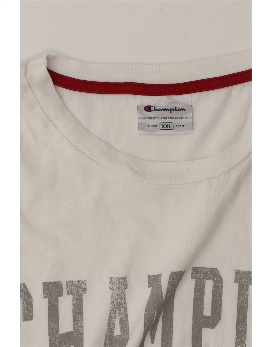 CHAMPION Mens Graphic Vest Top 2XL White