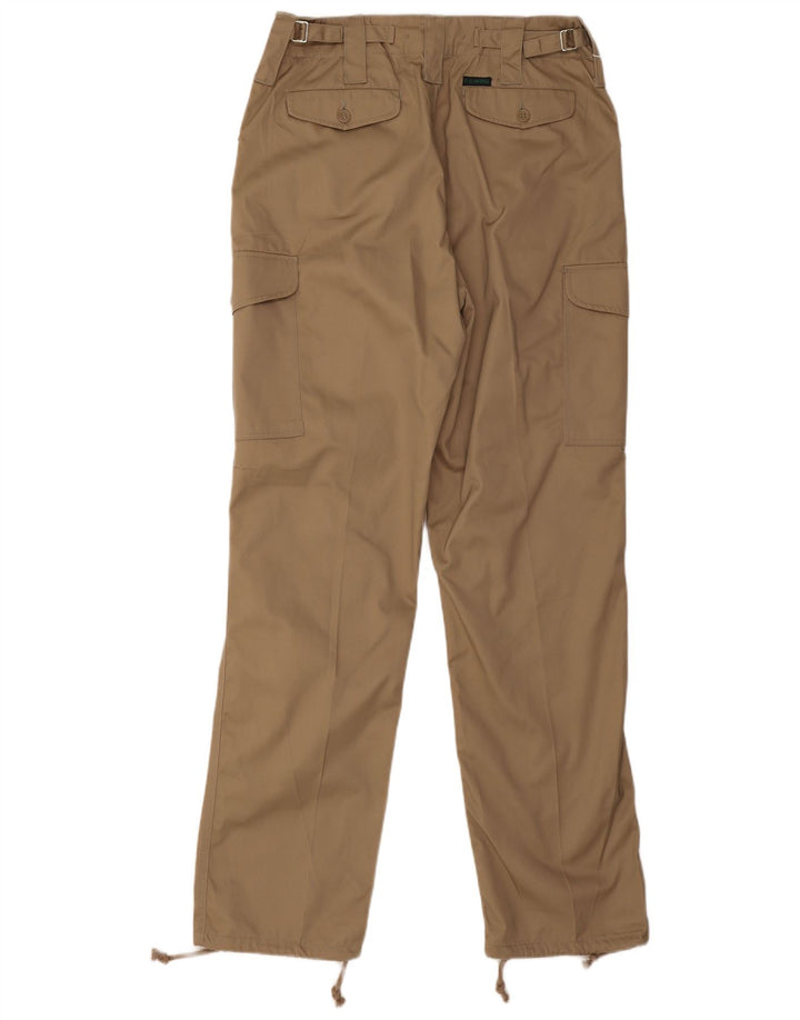 Pantaloni cargo dritti da uomo vintage W32 L32 Poliestere beige
