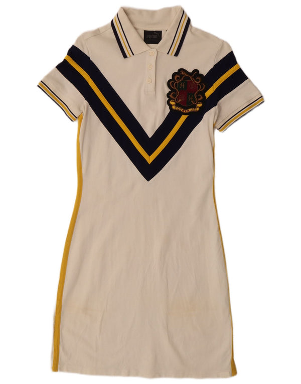 Abito polo da donna Puma UK 12 beige medio