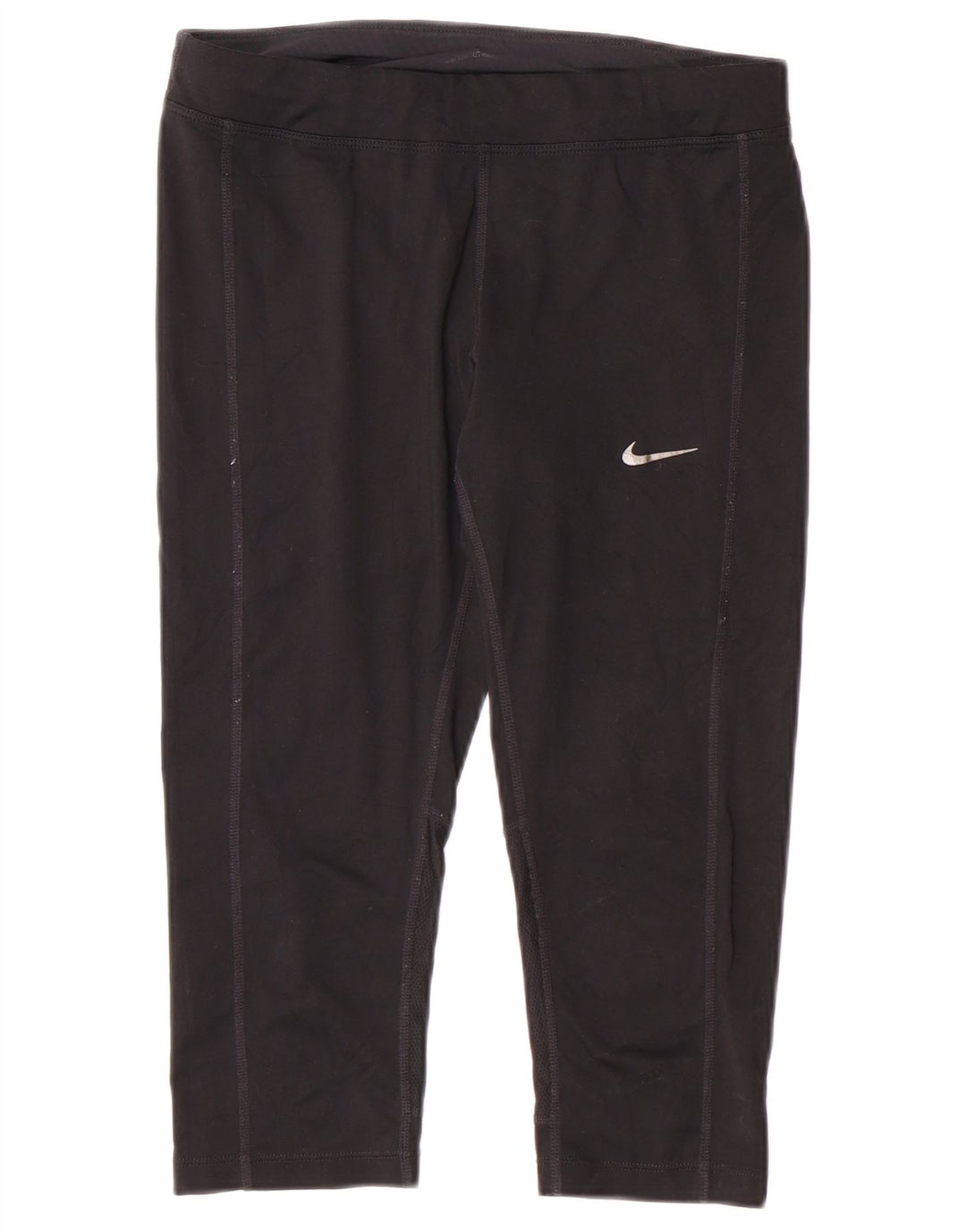 Leggings Nike Dri Fit Capri da donna UK 10 piccoli sportivi in poliestere nero