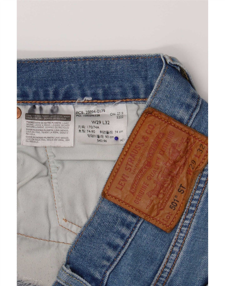Jeans dritti Levi's 501 da donna W29 L32 Blu