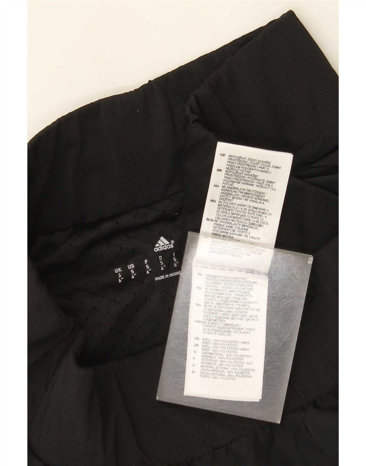 Pantaloncini sportivi Adidas da donna UK 10 piccoli poliestere nero