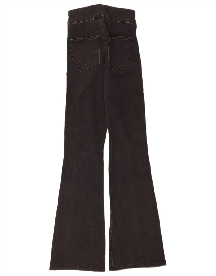 Jeans svasati da donna a tre strisce Topshop W26 L29 cotone nero