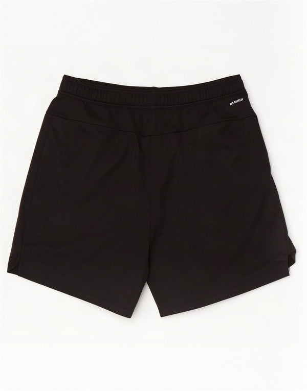 Pantaloncini sportivi Adidas Aeroready Regular Fit da uomo di grandi dimensioni in poliestere nero