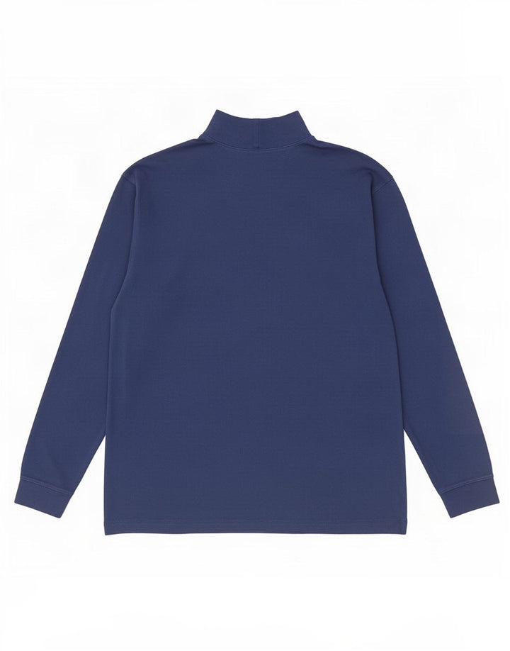 L.L.Bean Top da uomo a maniche lunghe grande in cotone blu navy