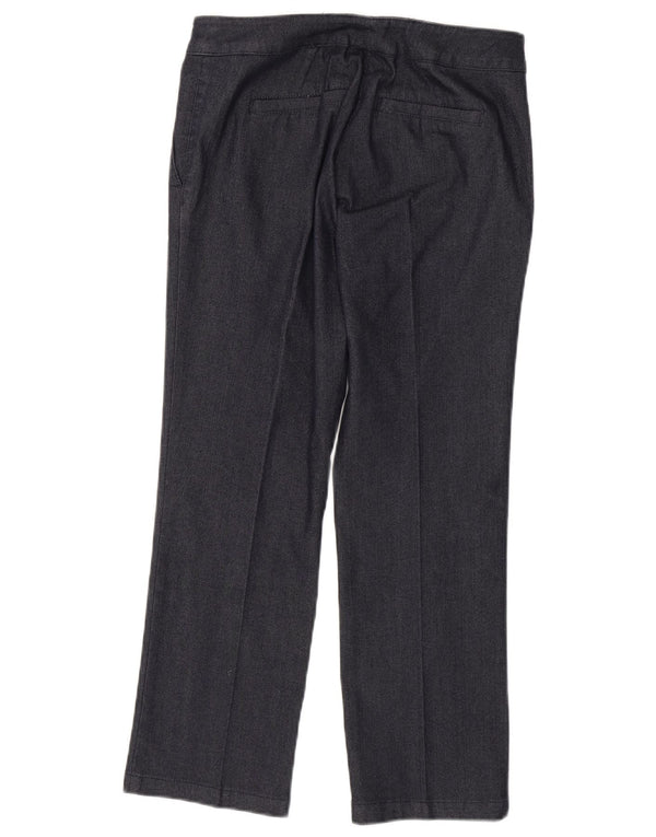 MAX & CO. Pantaloni casual dritti a vita bassa da donna W30 L26 Blu navy