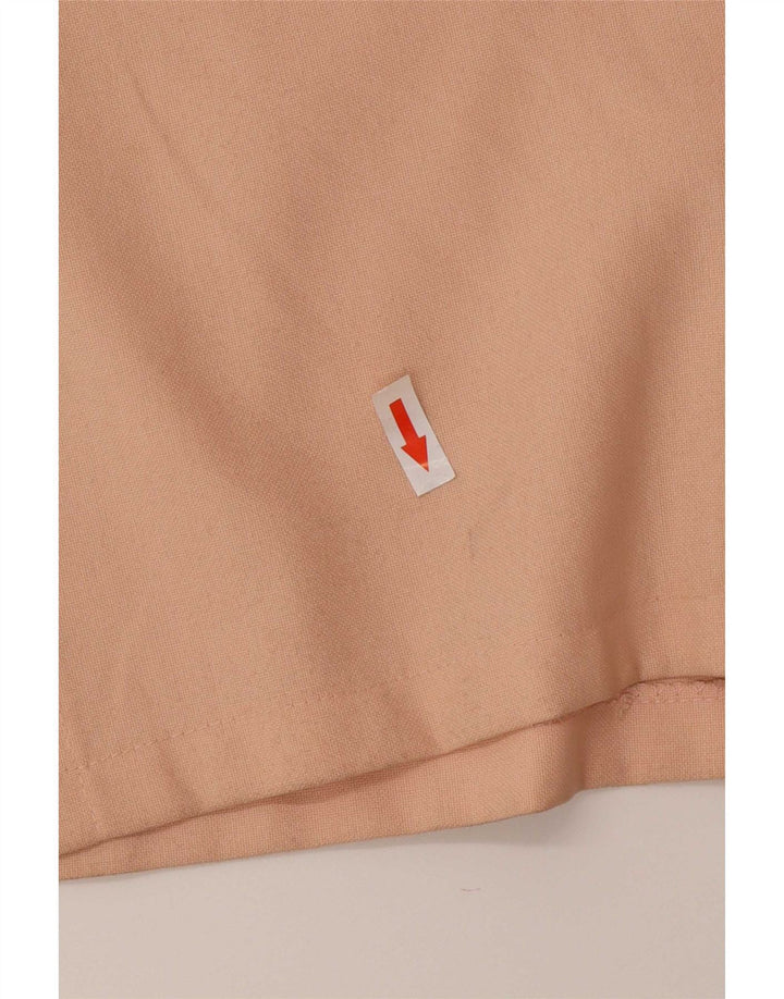 Soprabito aperto da donna vintage UK 16 grande rosa