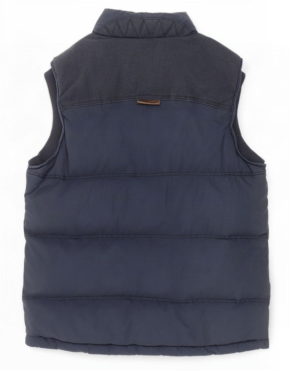 Gilet imbottito da uomo Fat Face UK 38 cotone medio blu navy