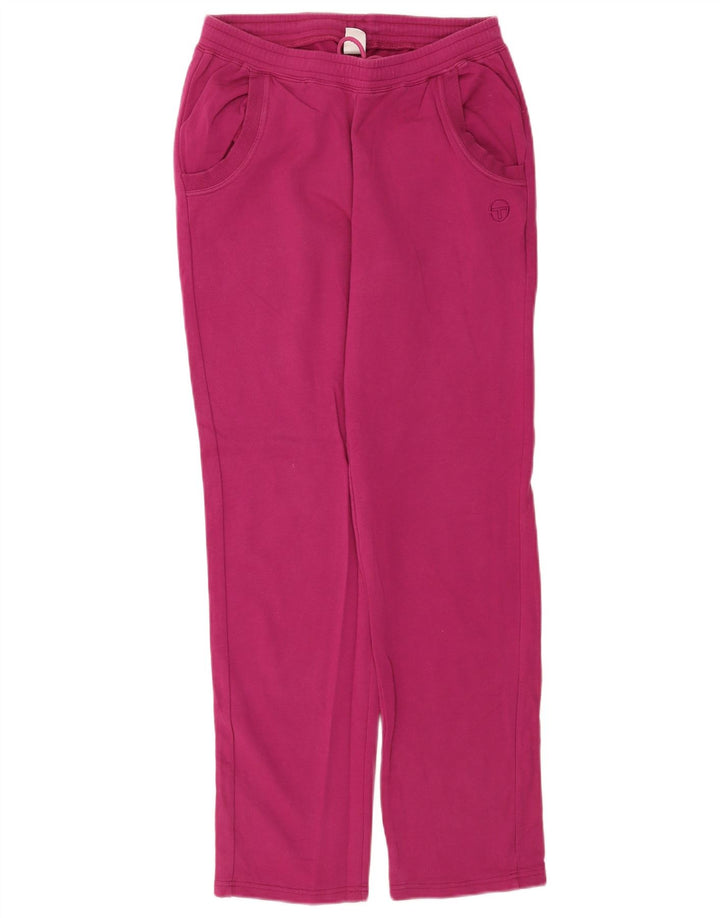 Pantaloni Tuta Donna Sergio Tacchini IT 42 Cotone Rosa Medio