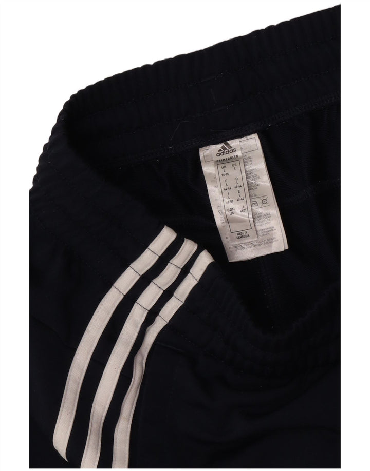 Pantaloni da tuta da donna Adidas UK 16/18 Large in poliestere blu navy