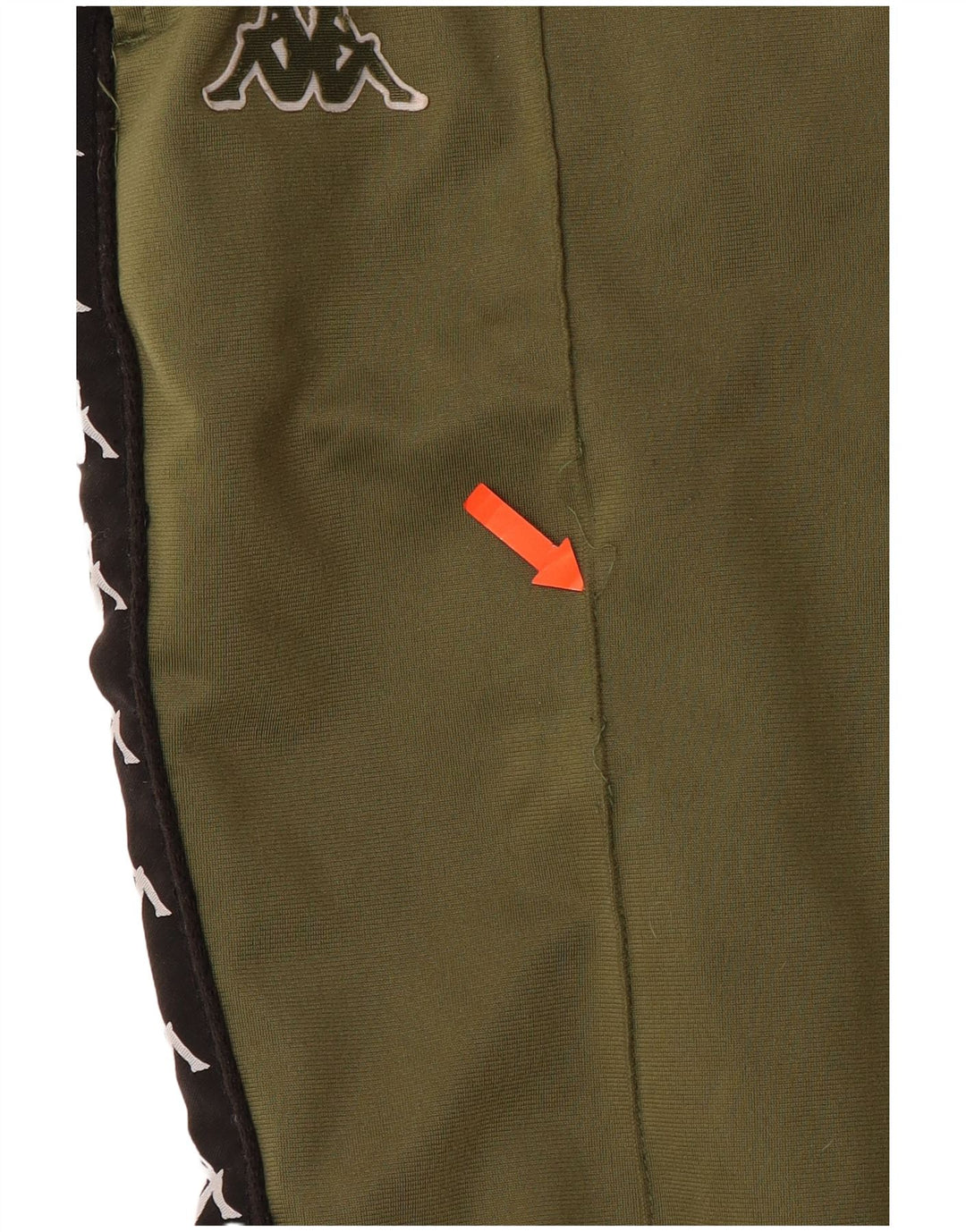 Pantaloni da tuta con grafica KAPPA da uomo Joggers Large Green Colourblock