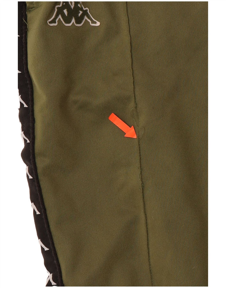 Pantaloni da tuta con grafica KAPPA da uomo Joggers Large Green Colourblock
