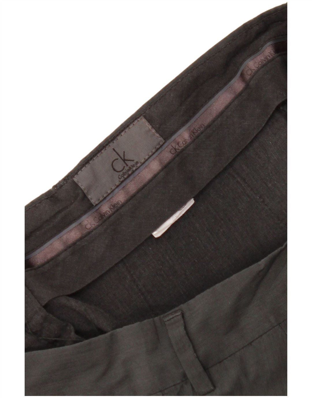 CALVIN KLEIN Pantaloni chino slim da uomo W32 L28 Grigi