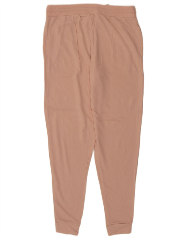 TOMMY HILFIGER Pantaloni da tuta da donna Joggers UK 14 Large Rosa Cotone