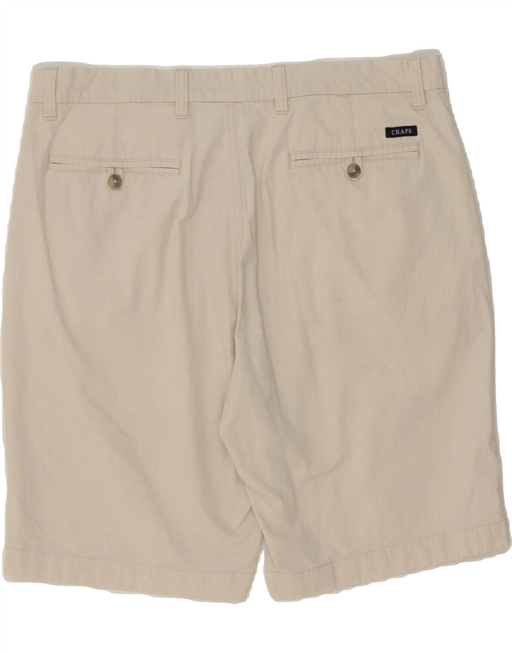 CHAPS Mens Chino Shorts W36 Large  Grey Cotton Vintage Chaps and Second-Hand Chaps from Messina Hembry 