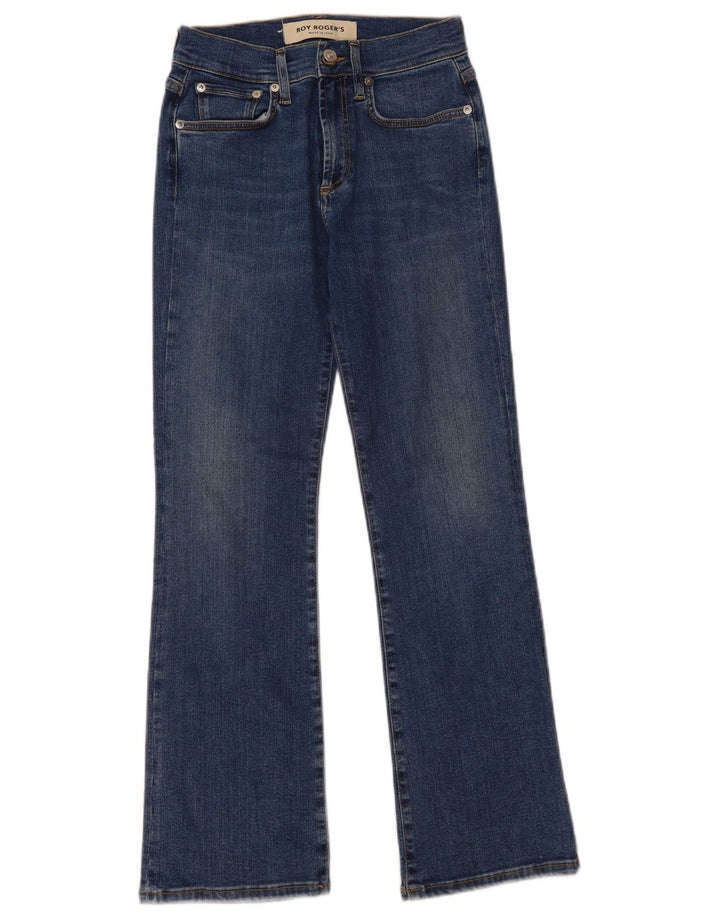 Jeans bootcut da donna Roy Rogers W26 L27 cotone blu
