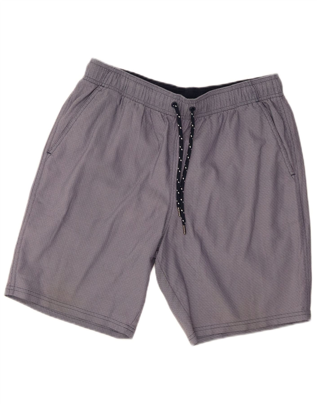 Pantaloncini sportivi da uomo Marks & Spencer medio cotone geometrico blu navy