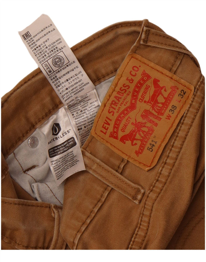 Levi's Uomo 541 Pantaloni casual dritti W38 L32 Cotone Beige