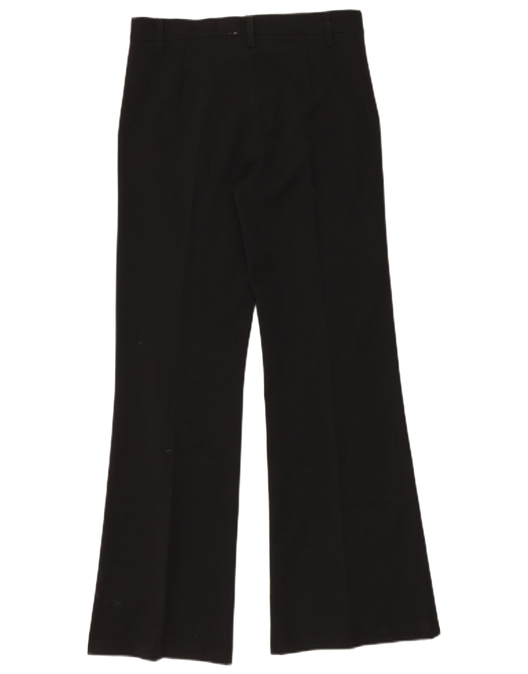 Pantaloni chino bootcut da donna VINTAGE medi W30 L32 poliestere nero