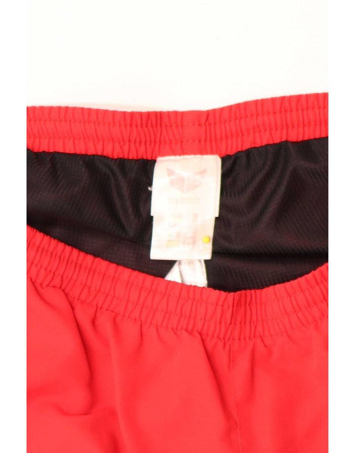 Pantaloni da tuta da uomo Erima grandi in poliestere rosso