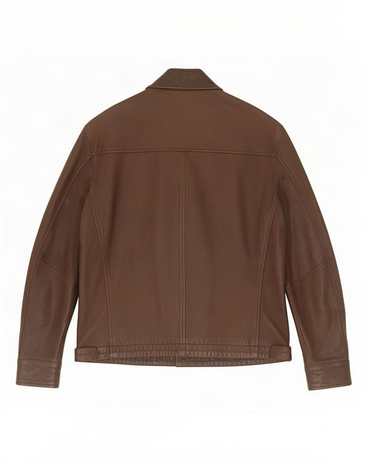 Giacca in pelle da uomo Dallas IT 50 Large Marrone