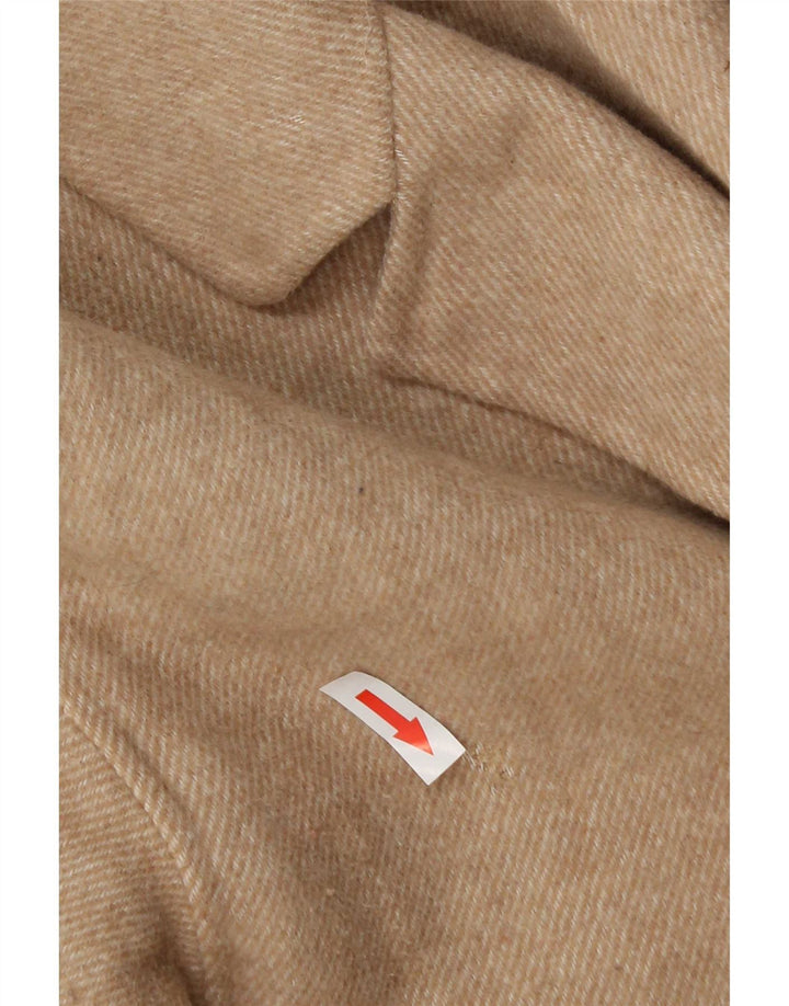 Soprabito oversize da donna Zara UK 6 XS Beige Lana
