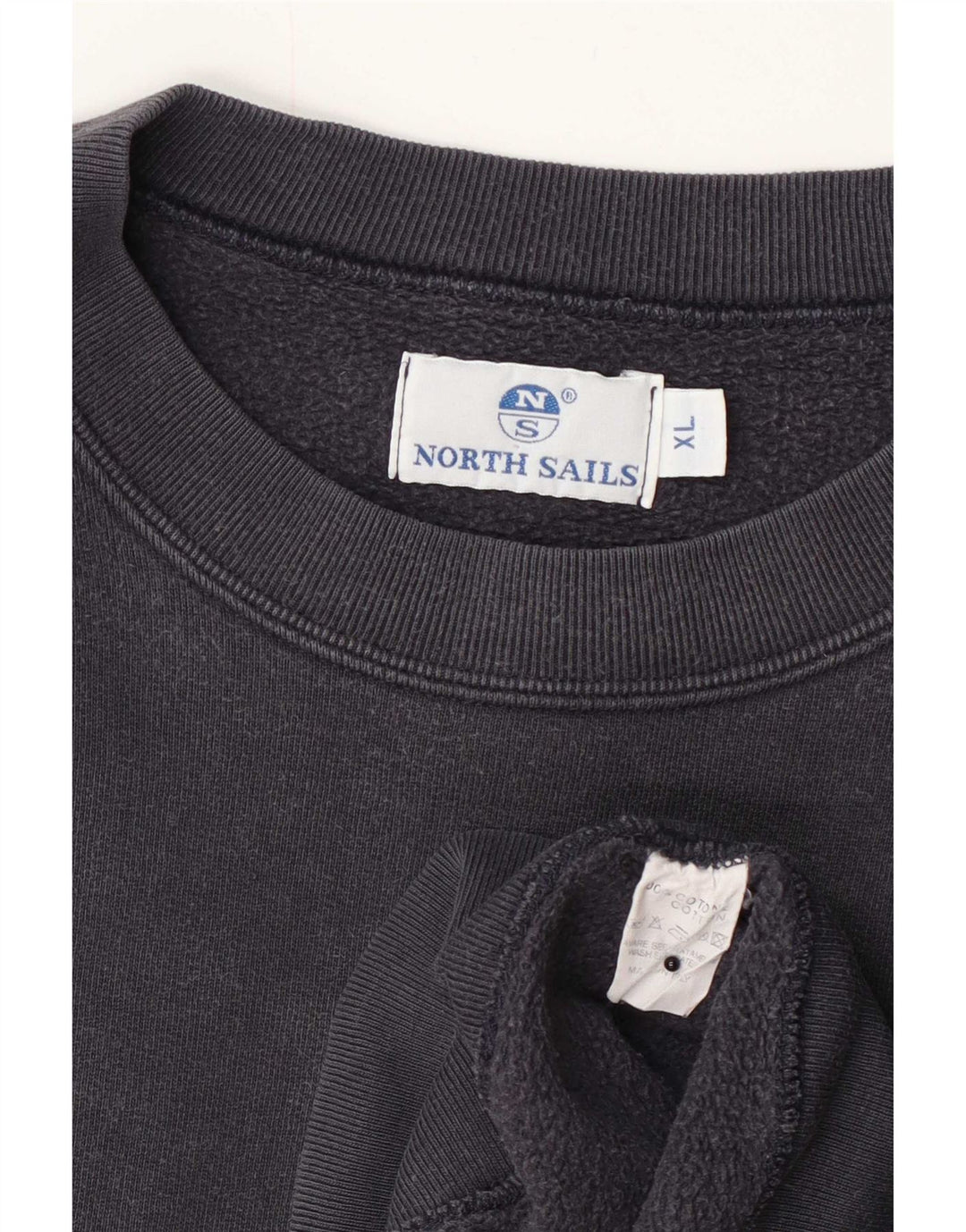 Felpa da uomo North Sails maglione XL in cotone grigio