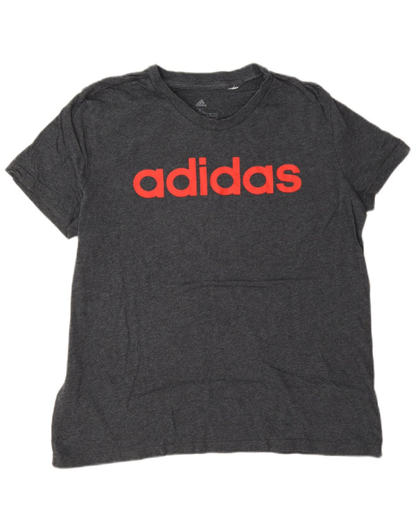 T-shirt grafica Adidas da donna Top UK 20/22 XL Grigio
