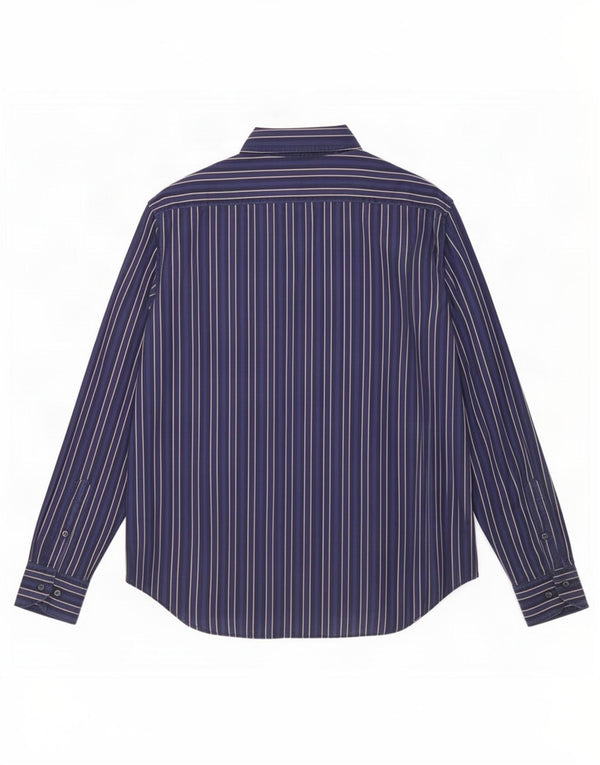 Camicia Uomo Etro Cotone Rigato Medio Blu Navy