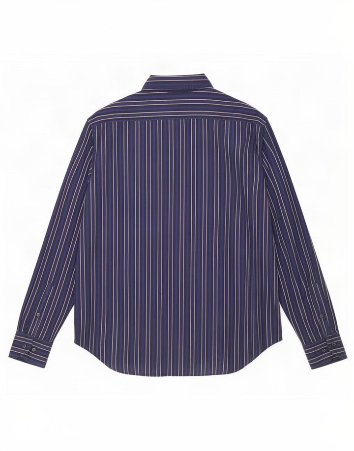 Camicia Uomo Etro Cotone Rigato Medio Blu Navy