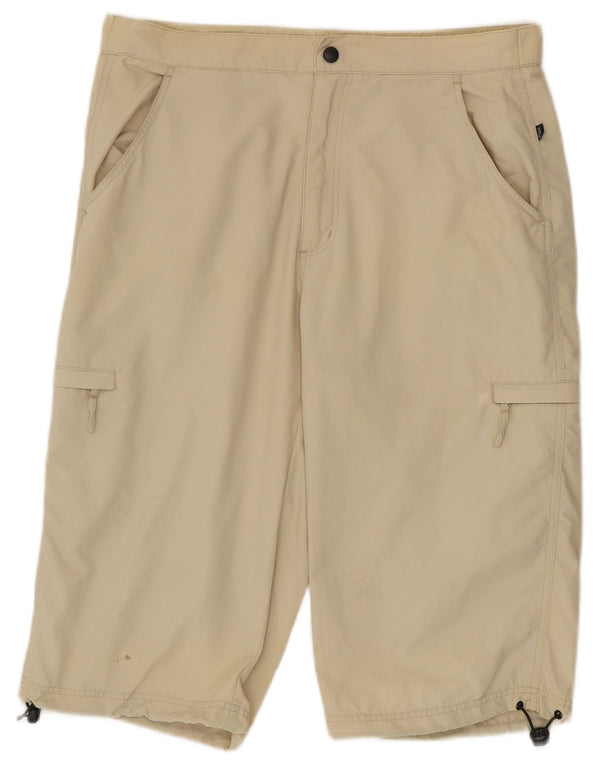 Pantaloncini cargo Asics da uomo W34 Large Beige in poliammide