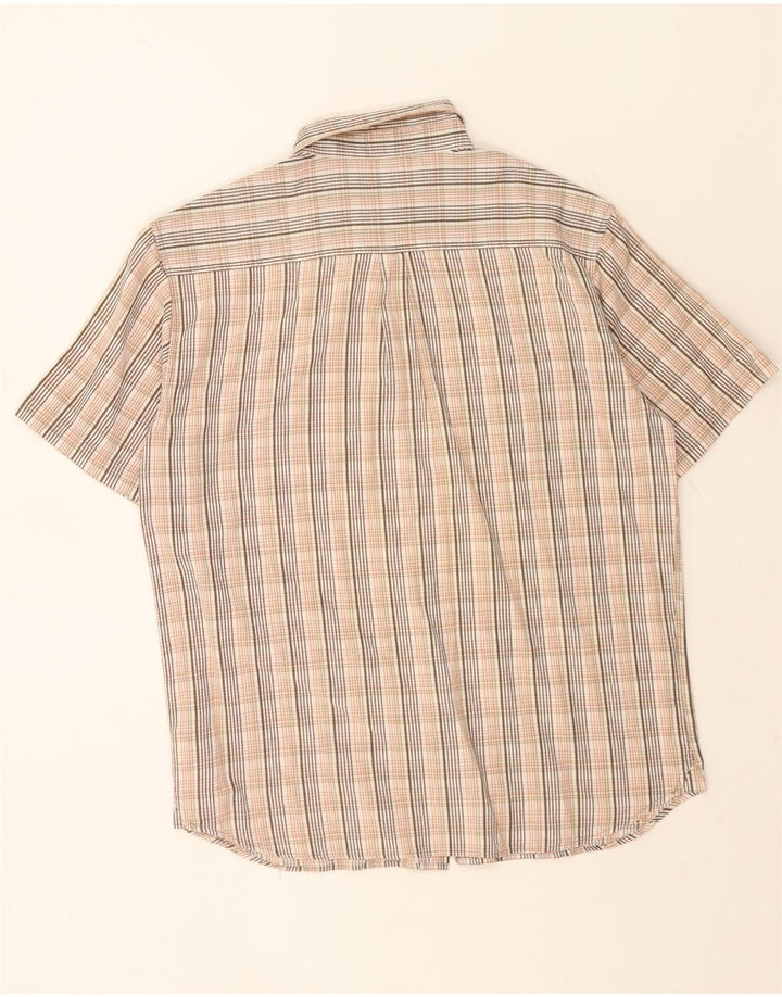 Camicia a maniche corte da uomo Wrangler grande in cotone a quadri multicolore