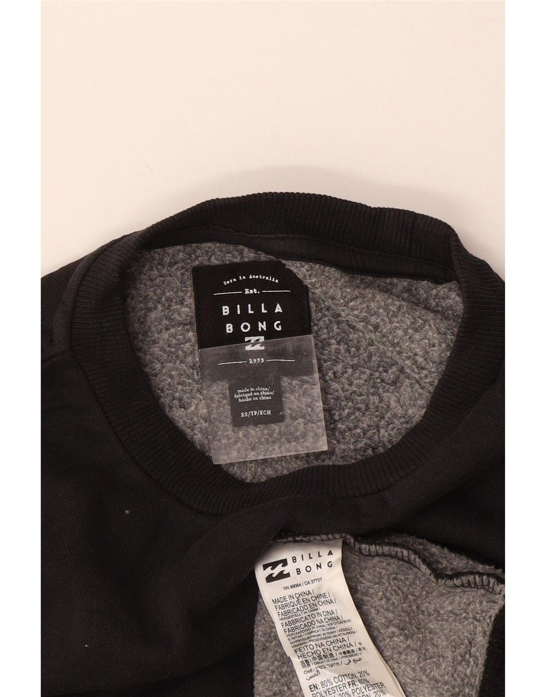 Felpa da uomo Billabong maglione XS cotone nero