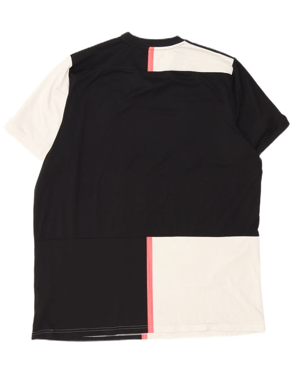 T-shirt grafica Adidas da uomo Juventus Top 2XL Poliestere color block nero