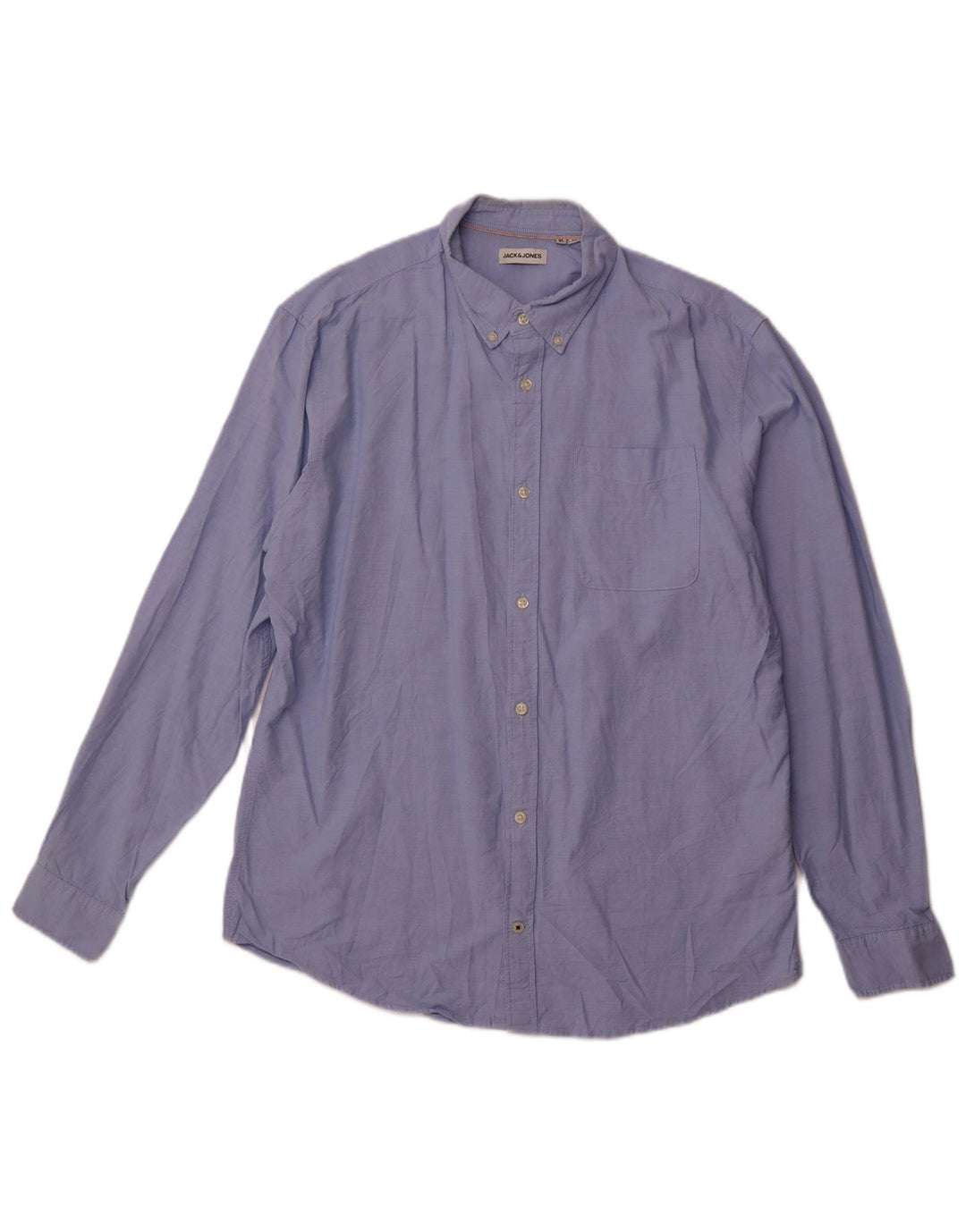 JACK & JONES Camicia da uomo XL in cotone blu