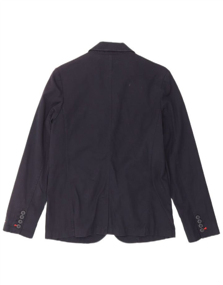Giacca blazer a 2 bottoni Tommy Hilfiger per ragazzi 13-14 anni in cotone blu navy
