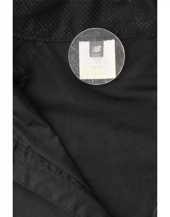 Giacca da tuta da uomo New Balance in poliestere color block medio nero