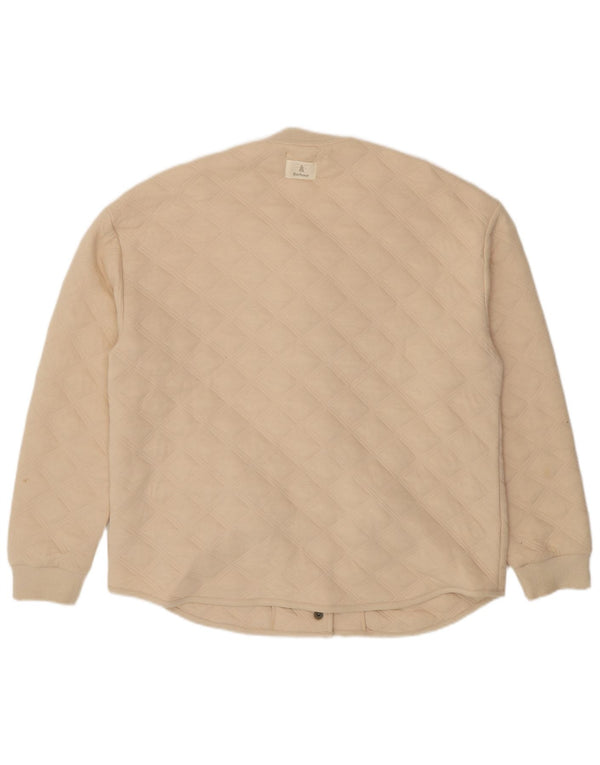 Giacca trapuntata oversize da donna Barbour UK 10 piccola in cotone beige