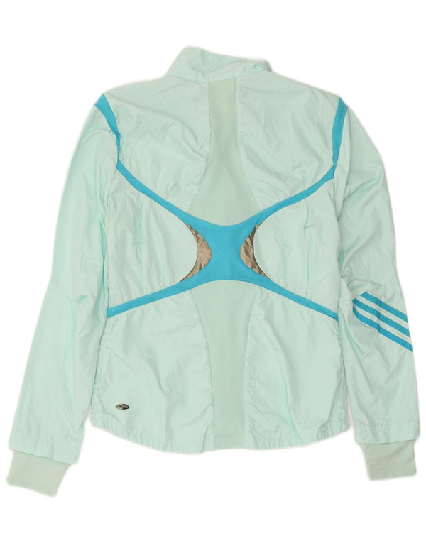 Giacca da tuta da donna Adidas UK 12 Sport in poliestere verde medio