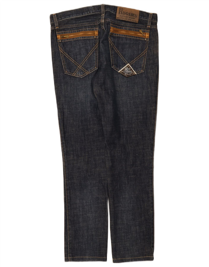 Jeans slim da donna Roy Rogers W32 L29 cotone blu