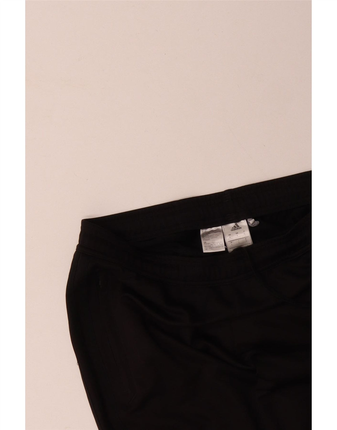 Pantaloni da tuta ADIDAS da uomo Clima Proof grandi in poliestere nero