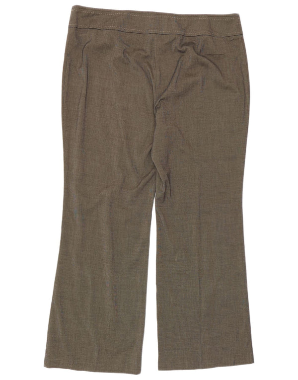 Pantaloni casual Bootcut da donna Marks & Spencer UK 20 2XL W40 L30 Marrone