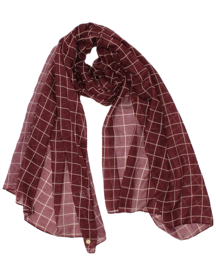 Sciarpa rettangolare da donna Roccobarocco Taglia unica Marrone Check Classic