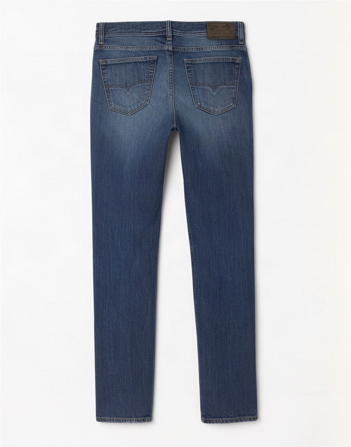 Jeans slim da donna Diesel Kakee effetto carota W29 L32 in cotone blu